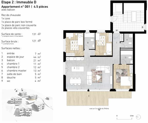 736 – Appartement 4.5 pièces – 867000CHF – 131m²