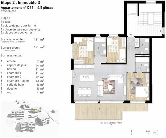 859 – Appartement 4.5 pièces – 925000CHF -131m²