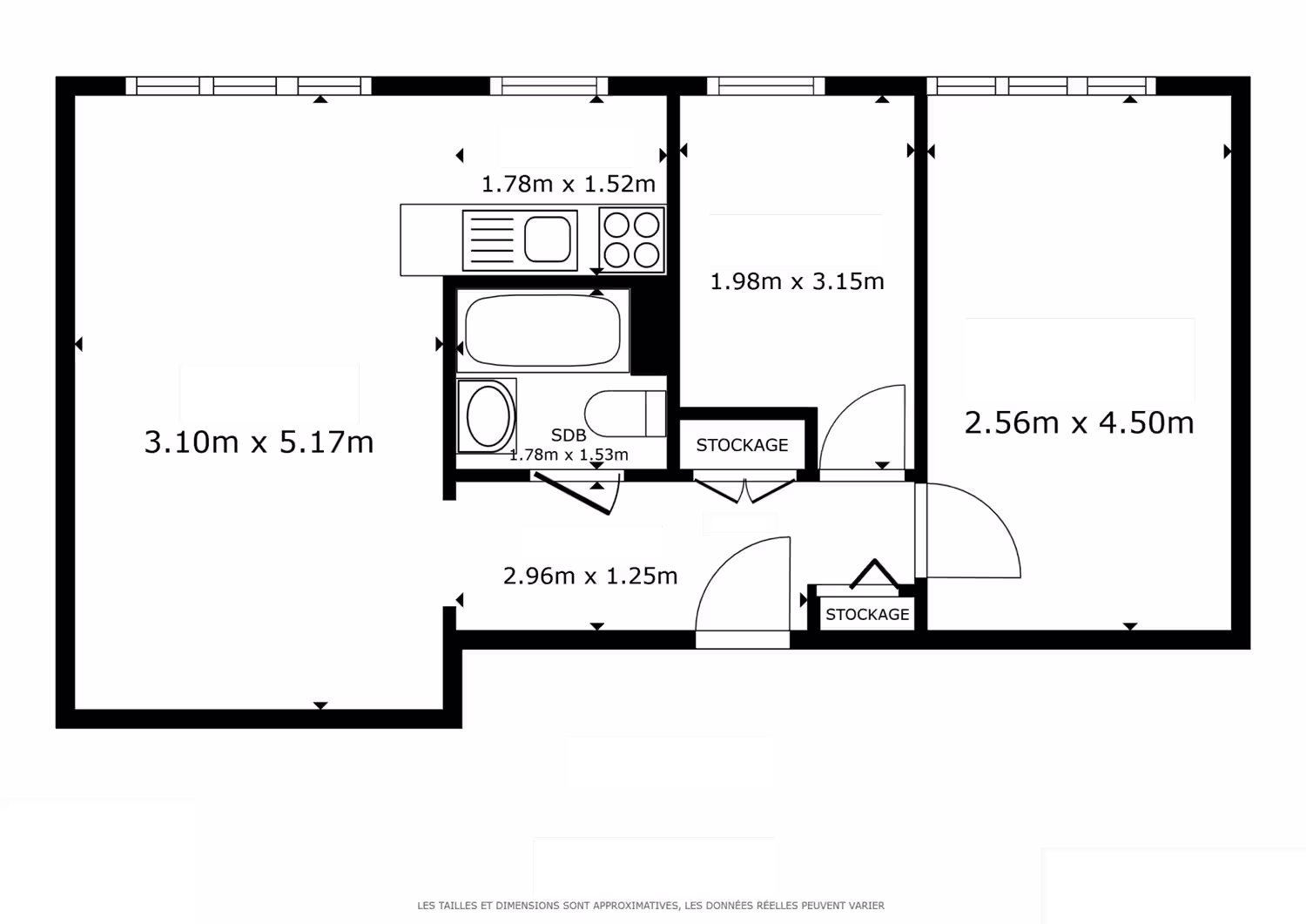 1021  – Appartement 3,5 pièces  – 425000CHF – 52m²