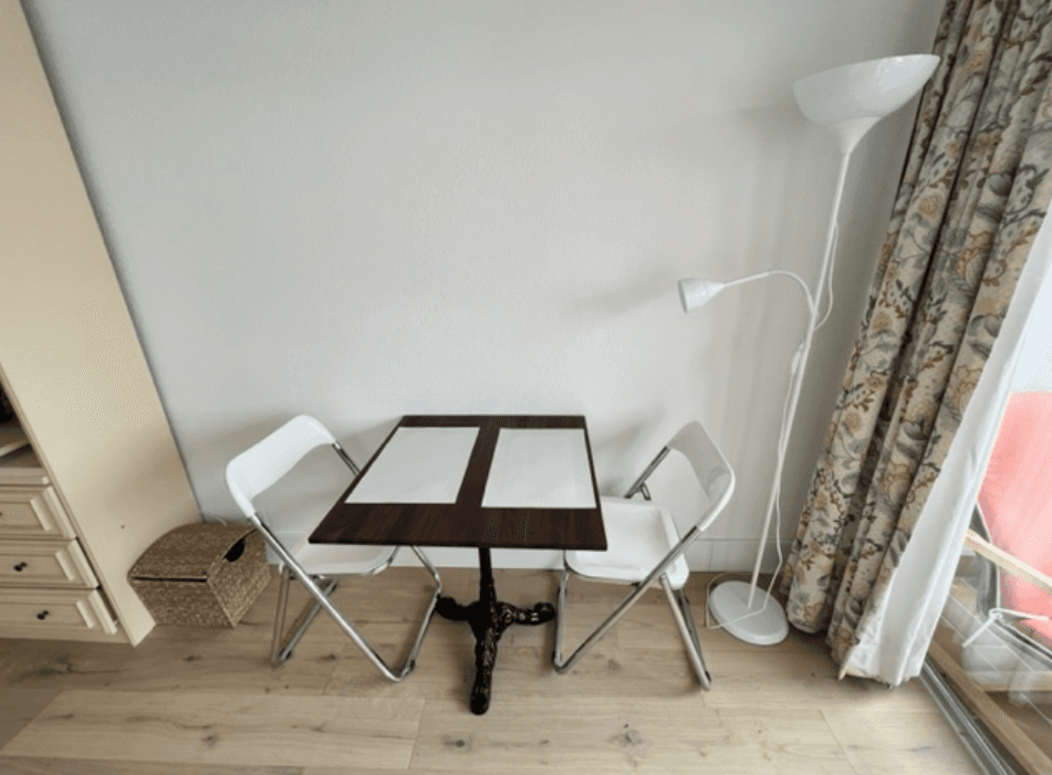 1001 – Appartement 1.5 pièces – 1300CHF – 32m²