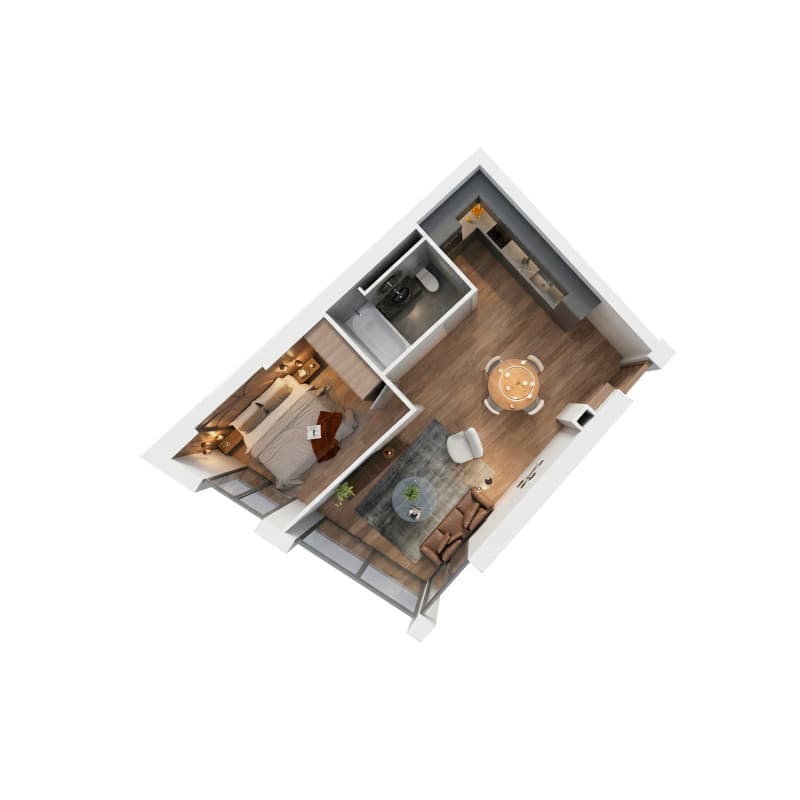2239 – Appartement 2.5 pièces – 370000CHF – 53m²
