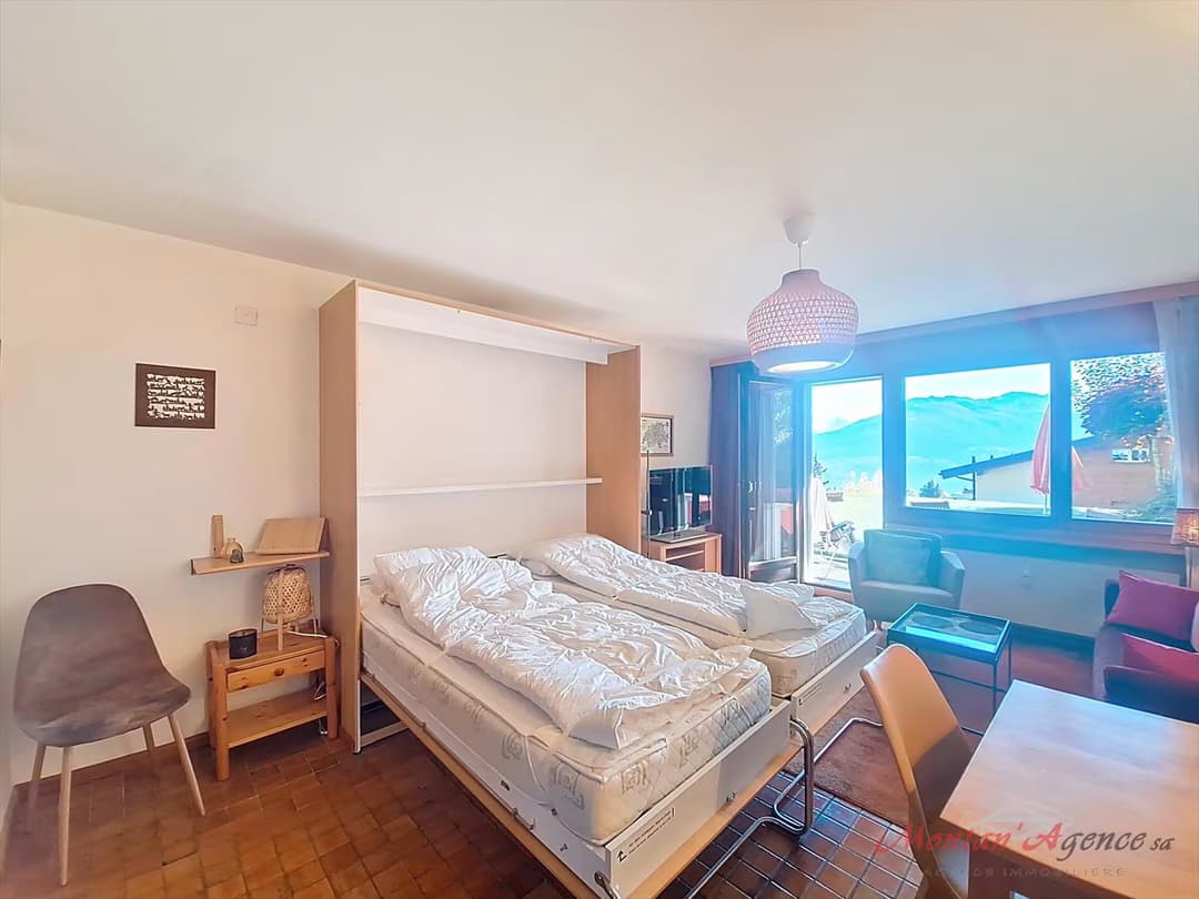 1245 – Appartement – 1pièce –  1000CHF – 28 m²