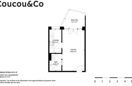 1739 – Appartement – 80 CHF